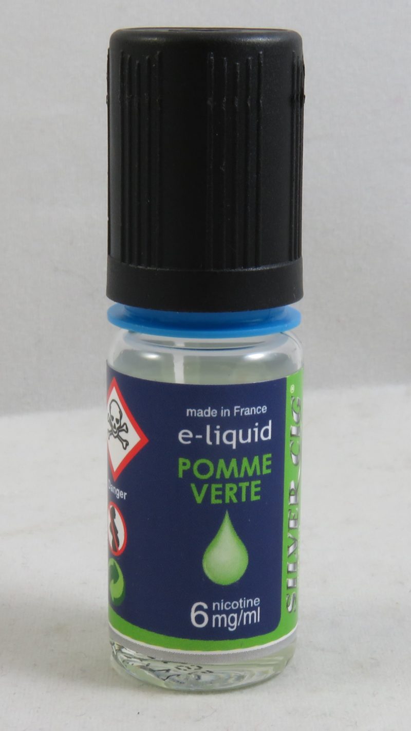 E-liquide silver cig pomme 6 mg