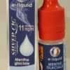E-liquide silver cig menthe glaciale 11 mg