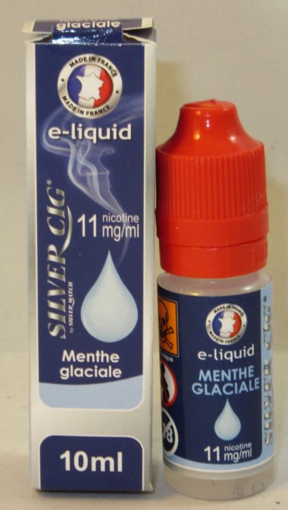 E-liquide silver cig menthe glaciale 11 mg