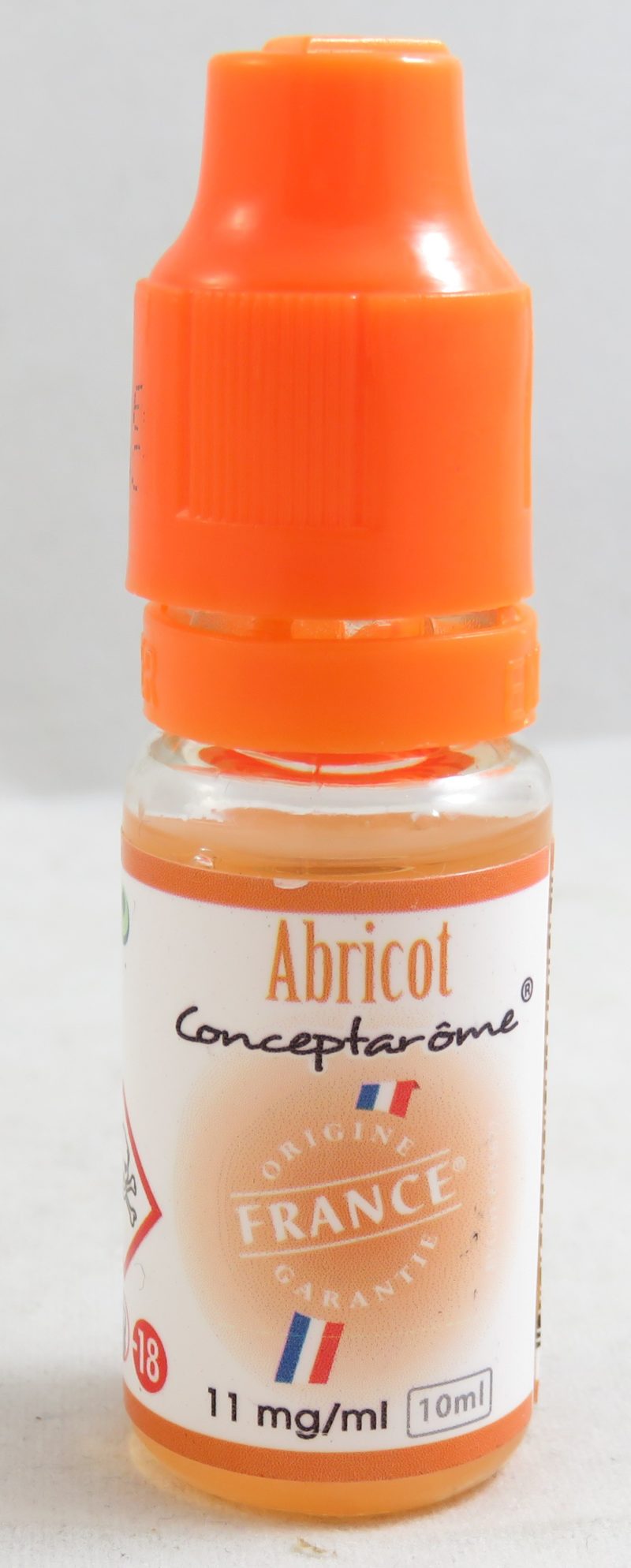 E-liquide concept arome abricot 11 mg de nicotine