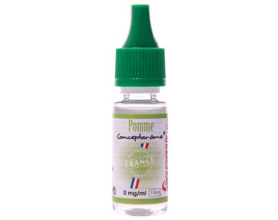 E-liquide concept arome pomme 0 mg de nicotine