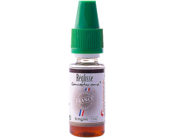 E-liquide concept arome réglisse 0mg de nicotine