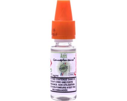 E-liquide concept arome anis 11mg de nicotine