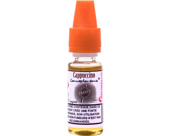 E-liquide concept arome capuccino 11 mg de nicotine