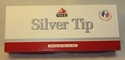 Tube GIZEH silver tip en 100
