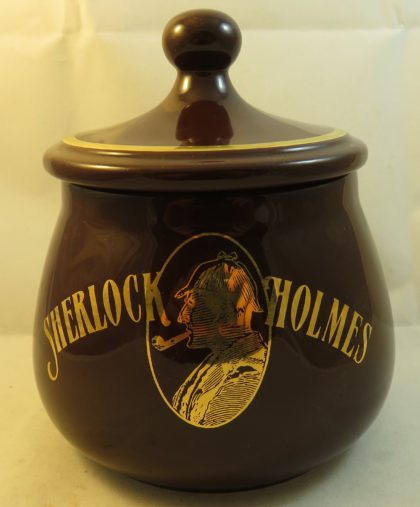 Pot à tabac Sherlock Holmes cognac