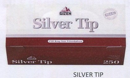 Boite de 250 tube GIZEH silver tip