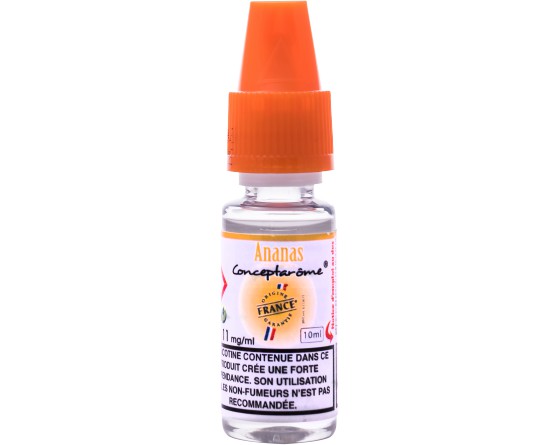 E-liquide concept arome ananans 11mg de nicotine