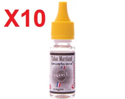 10 X Concept Arôme maryland en 6mg de nicotine