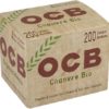 Boite 200 cahiers court OCB chanvre bio.