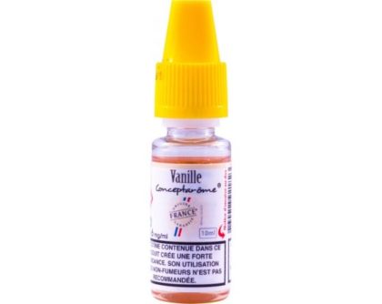 E-liquide concept arome vanille 6mg de nicotine
