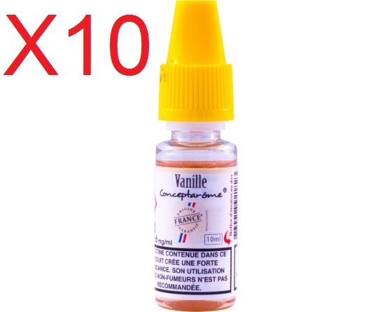 10 X Concept Arôme vanille 6 mg