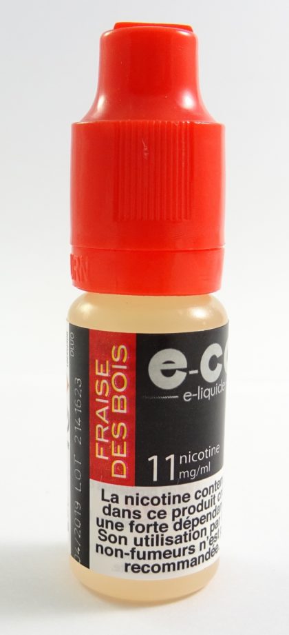 E-liquide E-CG menthe fruits rouges 11mg