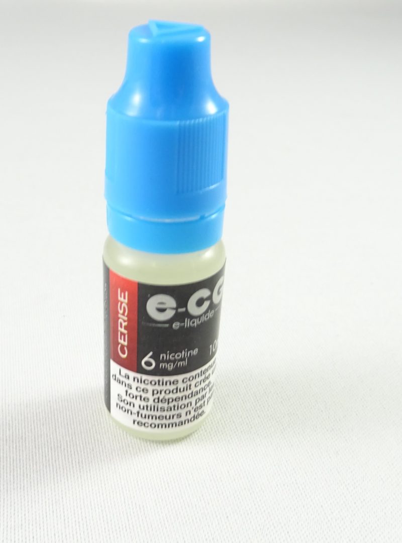 E-liquide E-CG cerise 6mg de nicotine