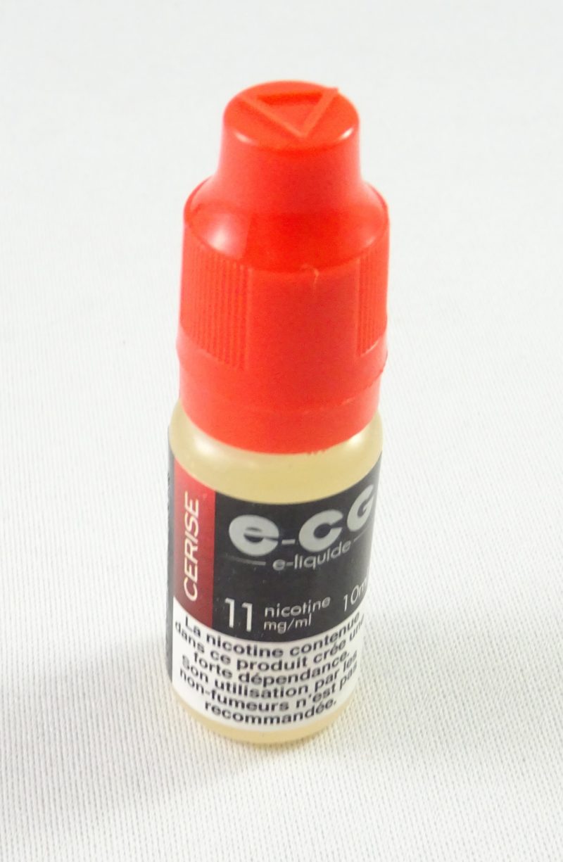 E-liquide E-CG cerise 11mg de nicotine