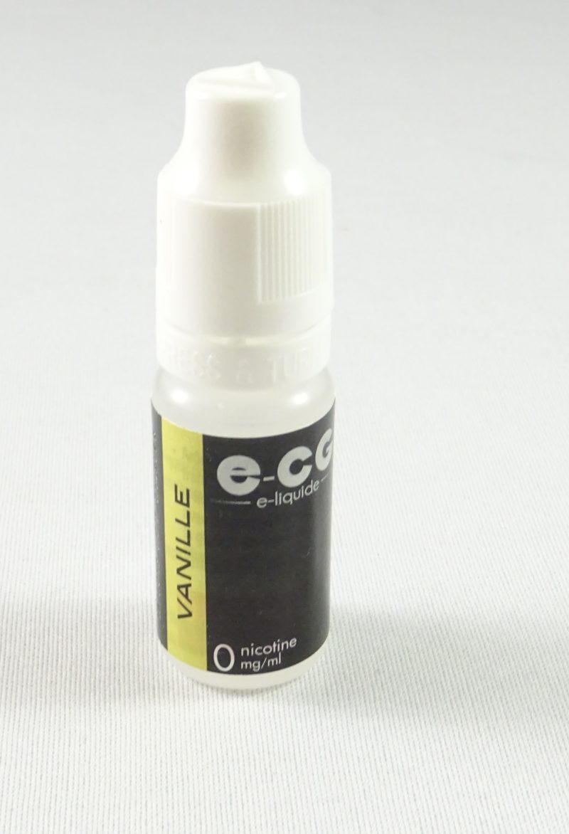 E-liquide E-CG vanille 0 mg de nicotine
