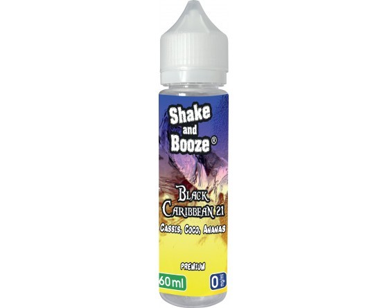 E-liquide SHAKE and BOOZE black caribbean 60ml