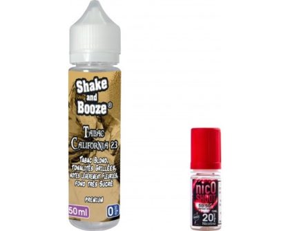 E-liquide SHAKE and BOOZE 50ml california + 1 nicoshoot 10ml