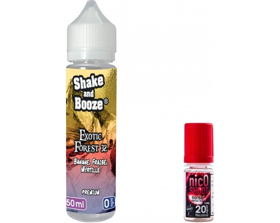 E-liquide SHAKE and BOOZE Exotic Forest 60ml