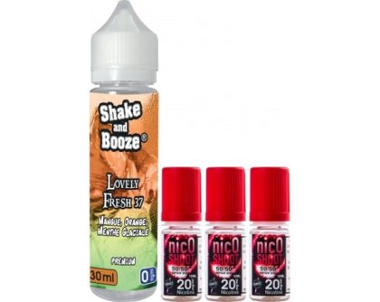 E-liquide SHAKE and BOOZE Lovely Fresh 30ml + 3 nicoshoot 10ml