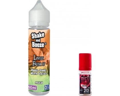 E-liquide SHAKE and BOOZE Lovely Fresh 50ml + 1 nicoshoot 10ml
