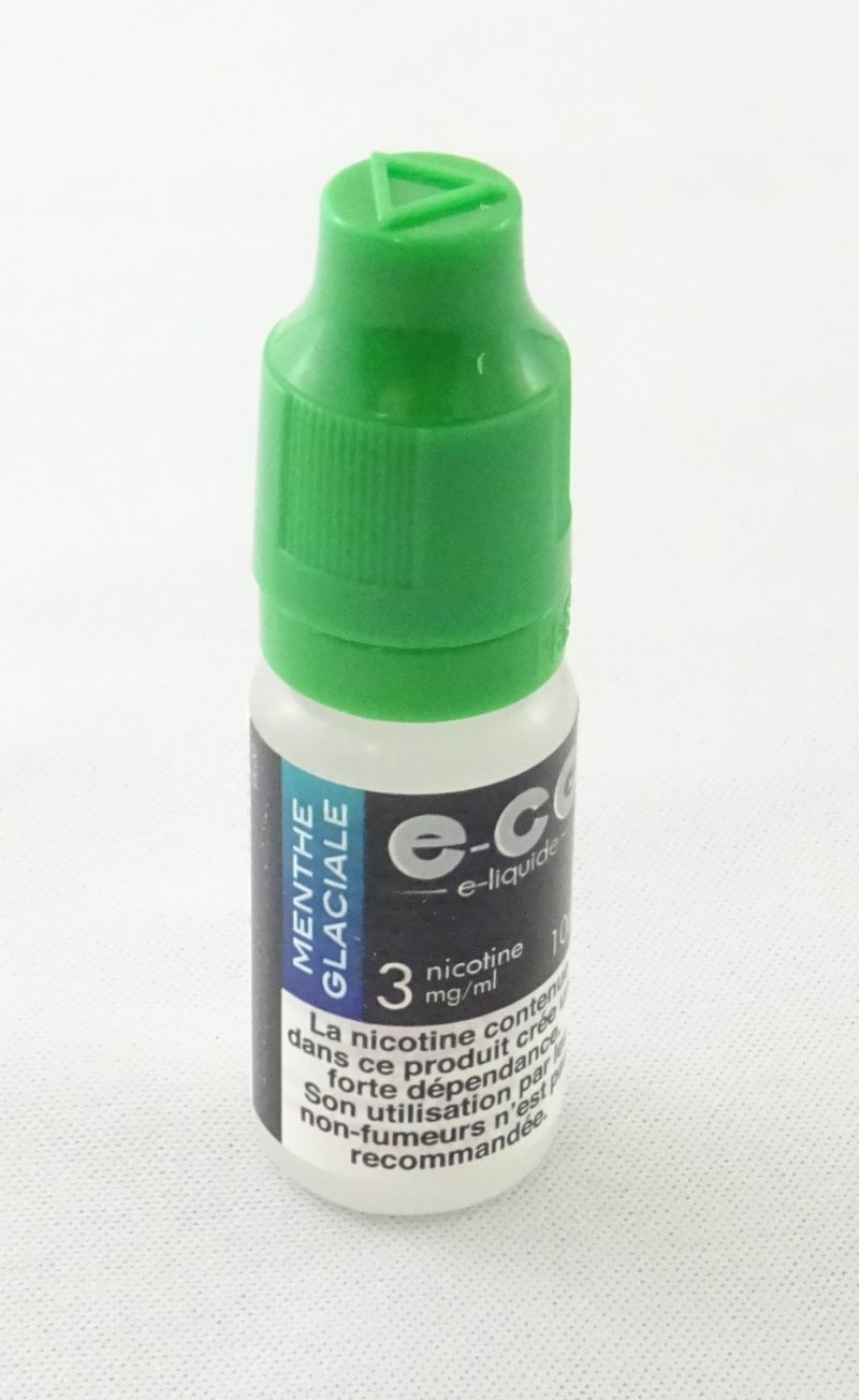 Boite 5 flacons E-CG menthe glaciale 3mg de nicotine