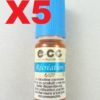 Boite 5 flacon E-liquide e-CG Signature Récréation 6 mg