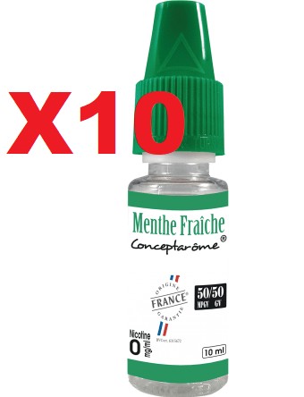 E-liquide Concept Arome 50/50 Menthe Fraîche 0mg