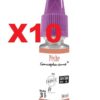 10 flacons E-liquide Concept Arome 50/50 Pêche 3mg