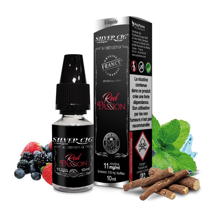Silver cig red passion fruits rouges 6mg/ml