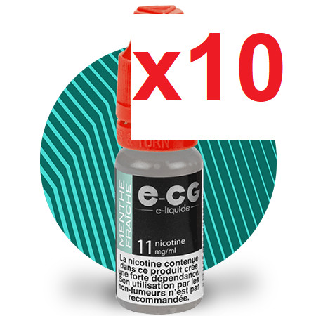E-CG e-liquide menthe fraiche 0mg