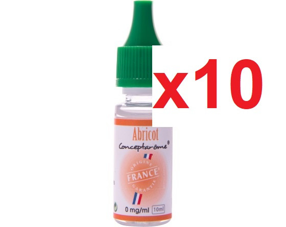 E-liquide concept arome abricot 0 mg de nicotine