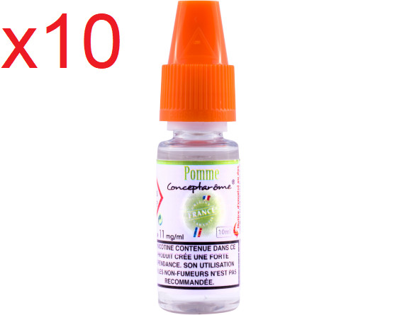 E-liquide concept arome pomme 11 mg de nicotine