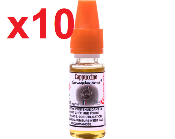 E-liquide concept arome capuccino 11 mg de nicotine