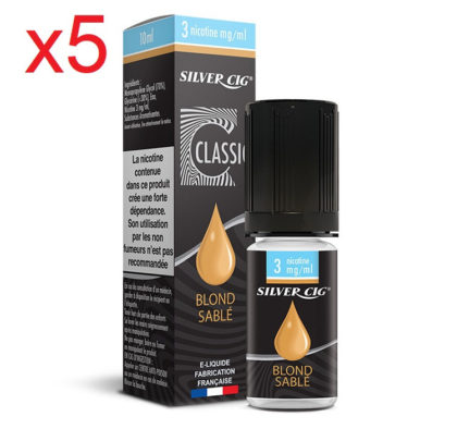 Silver cig tabac sablé 3mg de nicotine