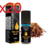 20 flacons e-liquide silvrer cig gold classic 6 mg