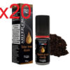 20 flacons e-liquide silver cig tabac brun classic 6mg