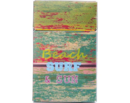 Etui à cigarette Beach Surf bleu