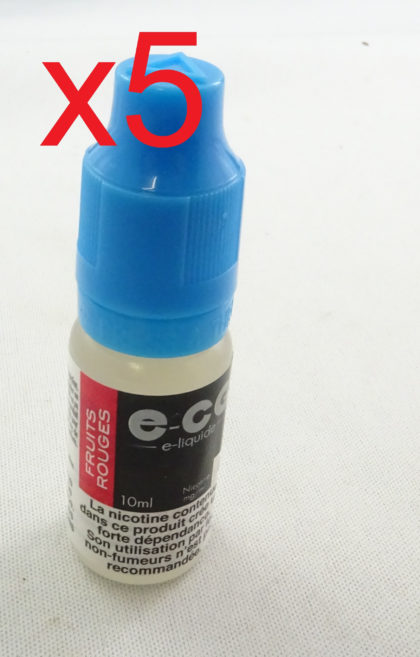 E-CG e-liquide fruit rouge 6mg.