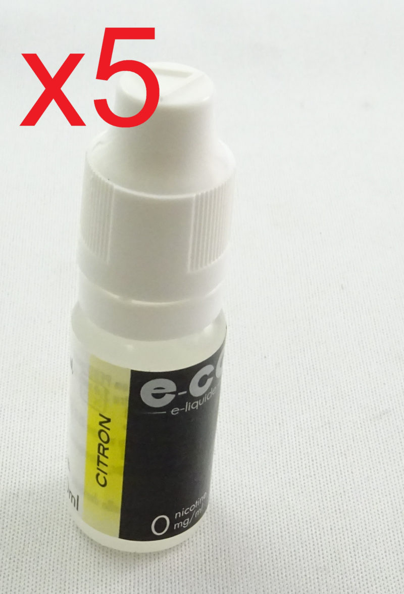 E-CG e-liquide citron 0mg.
