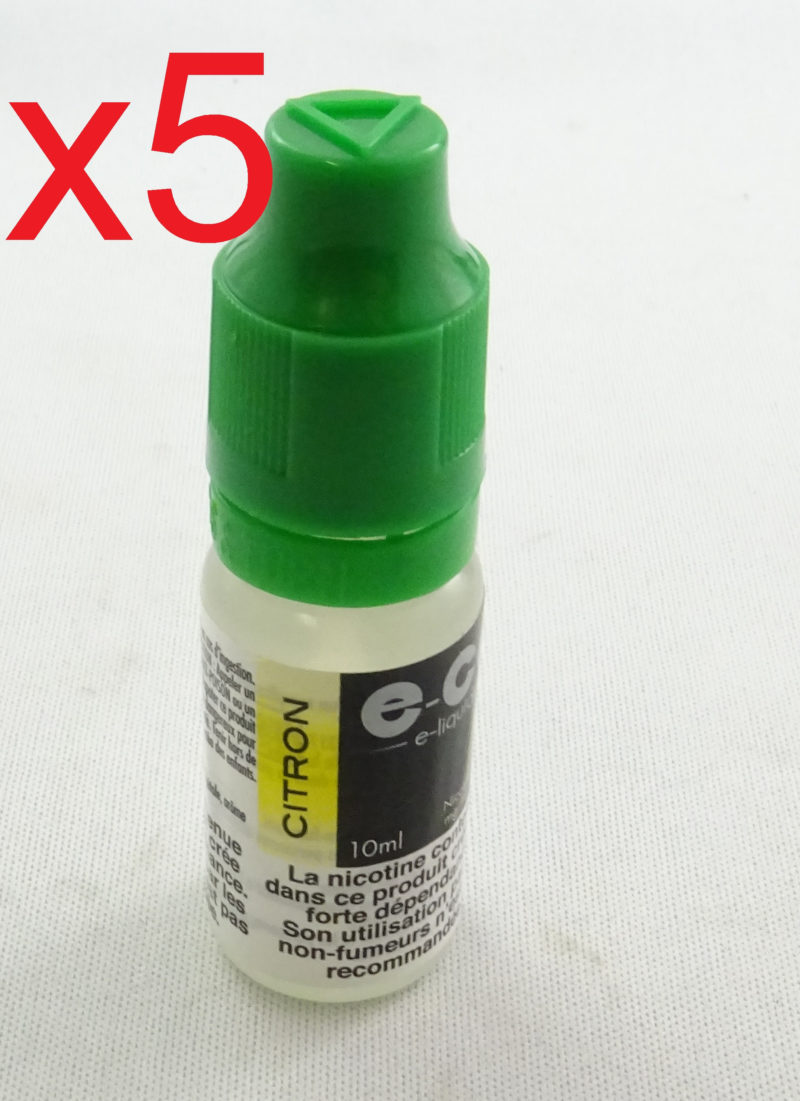 E-CG e-liquide citron 3mg.