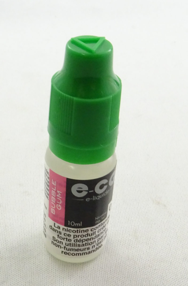 E-CG e-liquide bubble gum 0mg.