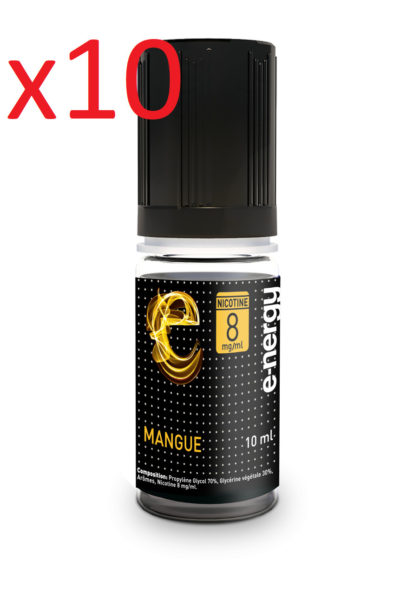 E-liquide E-nergy mangue 8mg/ml de nicotine