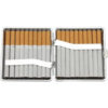 Etui à cigarettes métal CHAMP guilloché, 2 traits