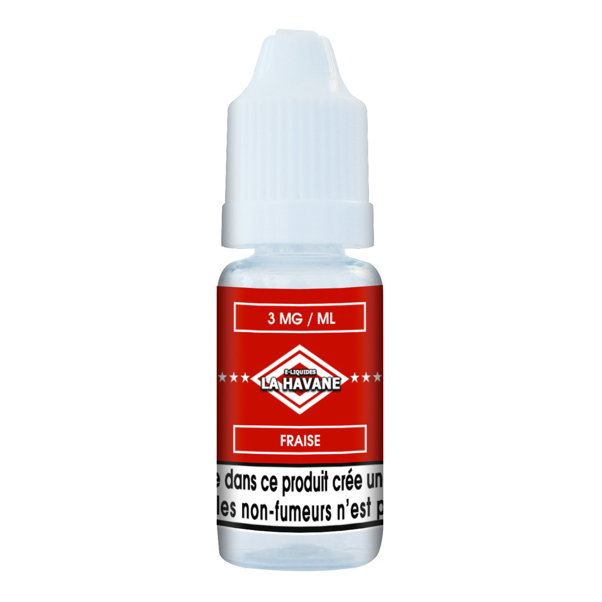 20 flacons e-liquides la havane fraise  3mg/ml de nicotine