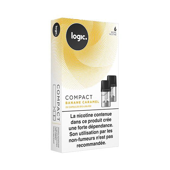 Compact Logic banane caramel 6 de nicotine – La Havane Nîmes