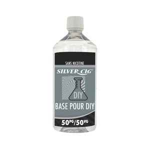 E-liquide Silver cig base PV/VG 50/50, 500ml