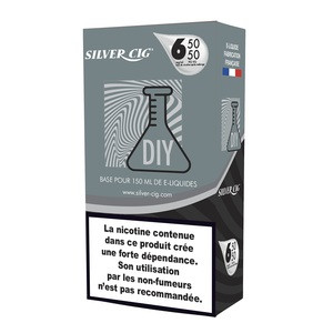 E-liquide Silver cig DIY 3mg de nicotine, 150ml