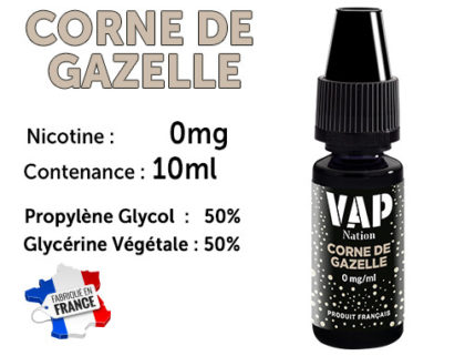 E-liquide VAP NATION caramel 0 de nicotine