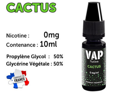 E-liquide VAP NATION vanille custard 0 de nicotine